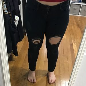 Charlotte Russe ripped jeans